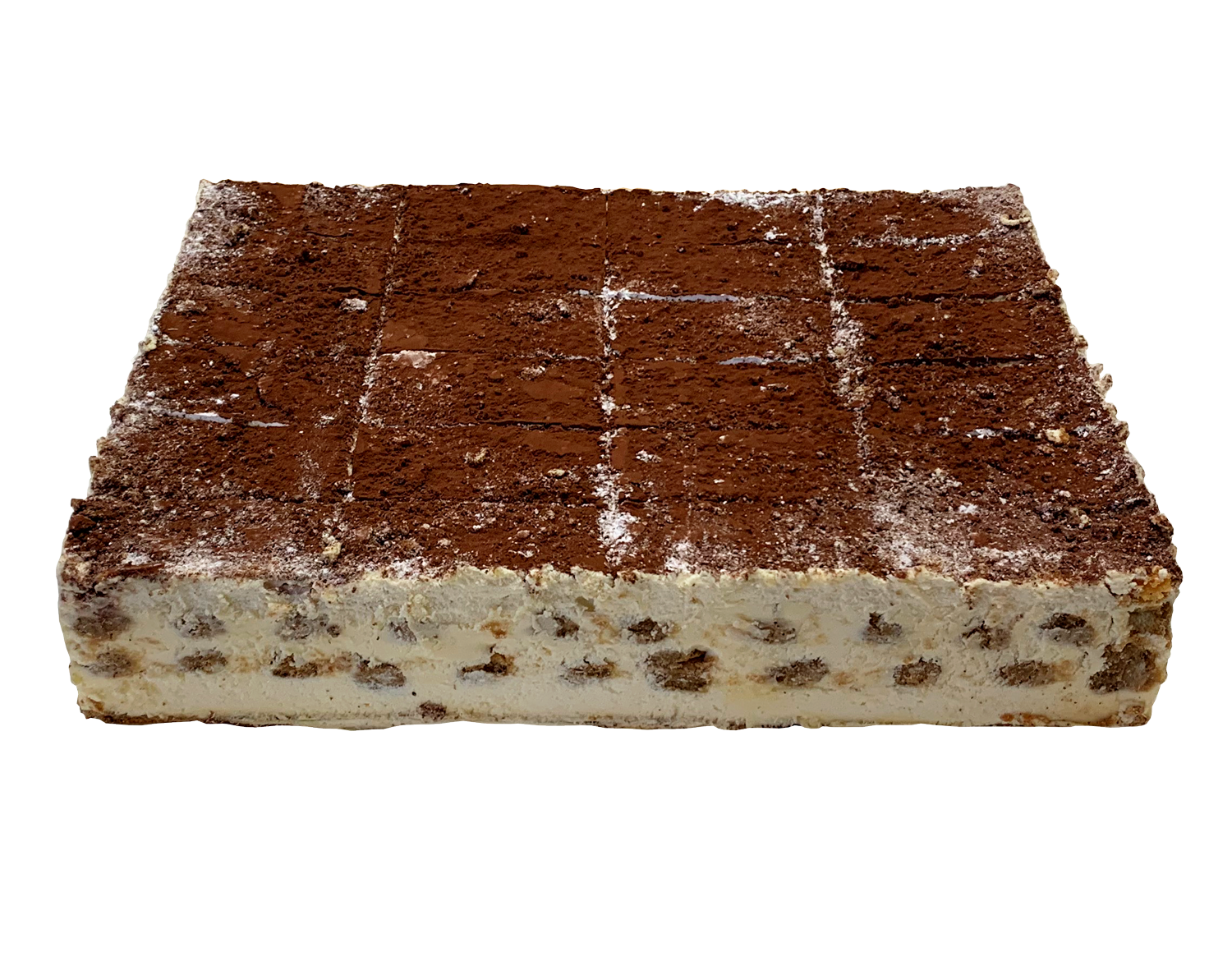 Tiramisu Schnitte 24 Stücke / eckig