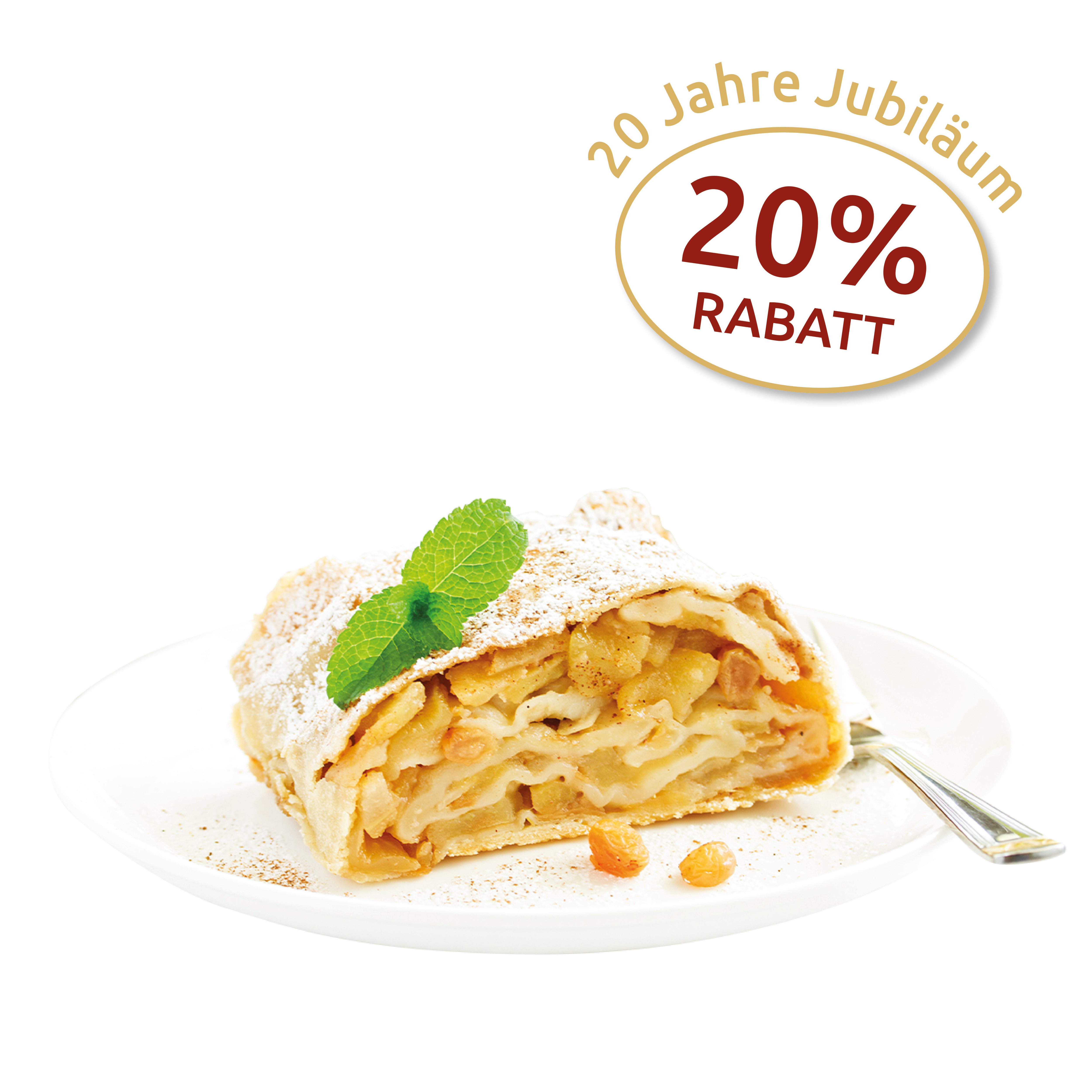 Apfelstrudel 24 Stück